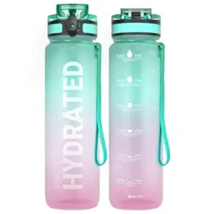 Leakproof Motivational Water Bottle