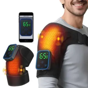 Electric Heated Vibration Massage Pad